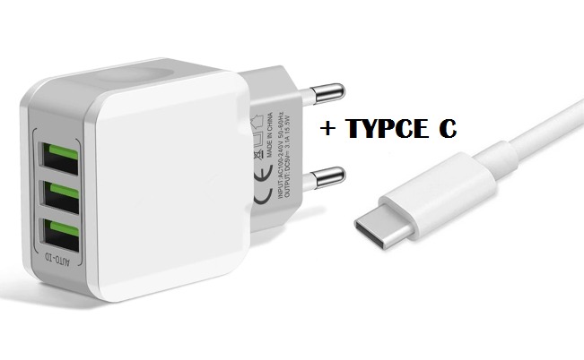 Incarcator universal 3 in 1 microusb a8559